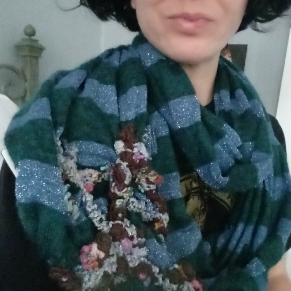 Beautiful embroidered scarf